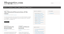 Desktop Screenshot of blogogetics.com