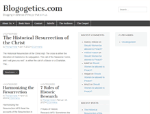 Tablet Screenshot of blogogetics.com